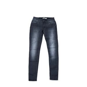 Levi’s co 710 super skinny black  jeans Sz 26